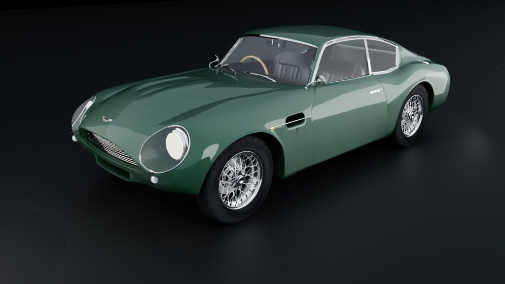 3D Modelling – Aston Martin DB4 GT Zagato