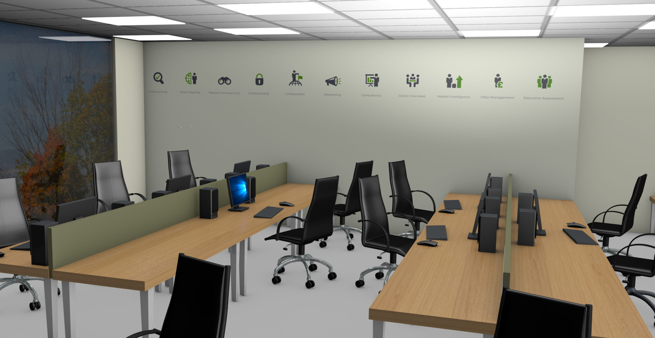 Office Interior design visual