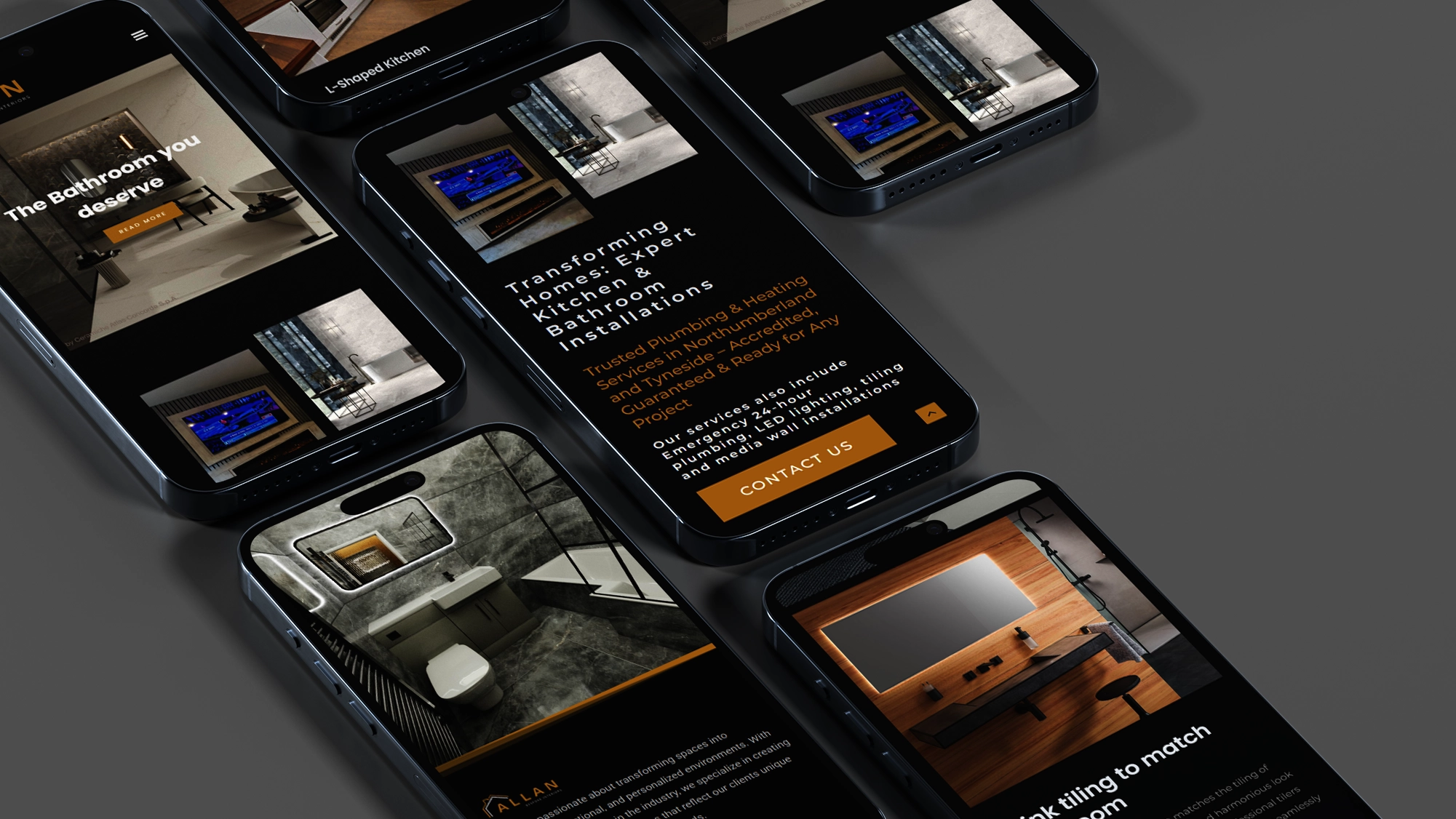 Web Design - Allan Bespoke Interiors